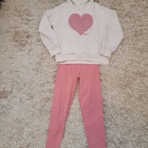 DKNY Pink Kids Sweatshirt & Leggings
